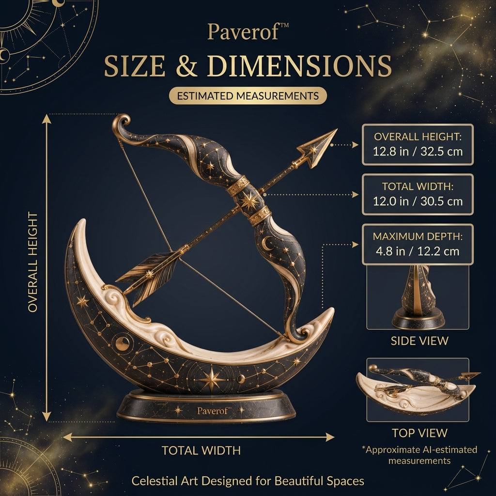 Paverof™ Sagittarius archer — estimated dimensions