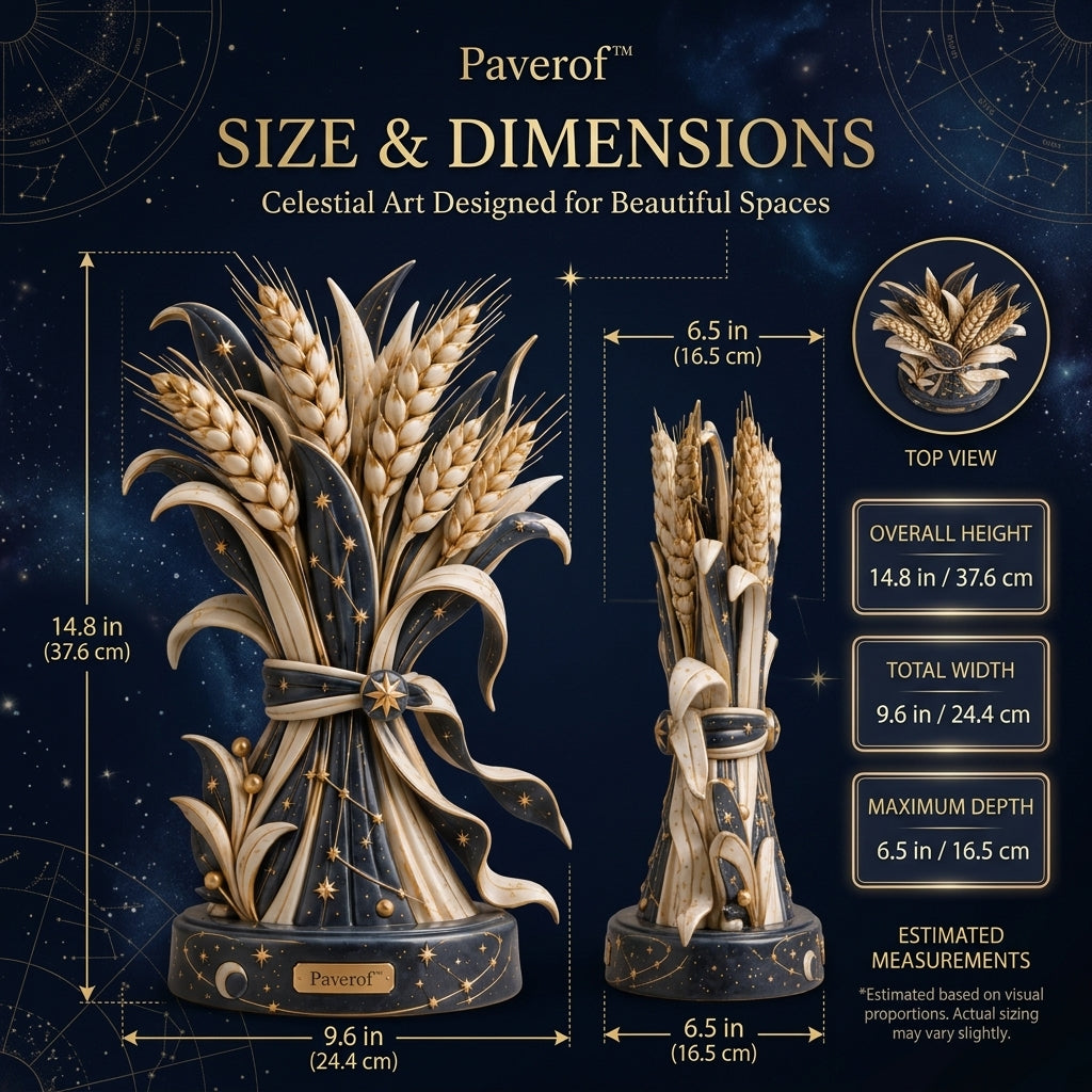 Paverof™ Virgo harvest — estimated dimensions