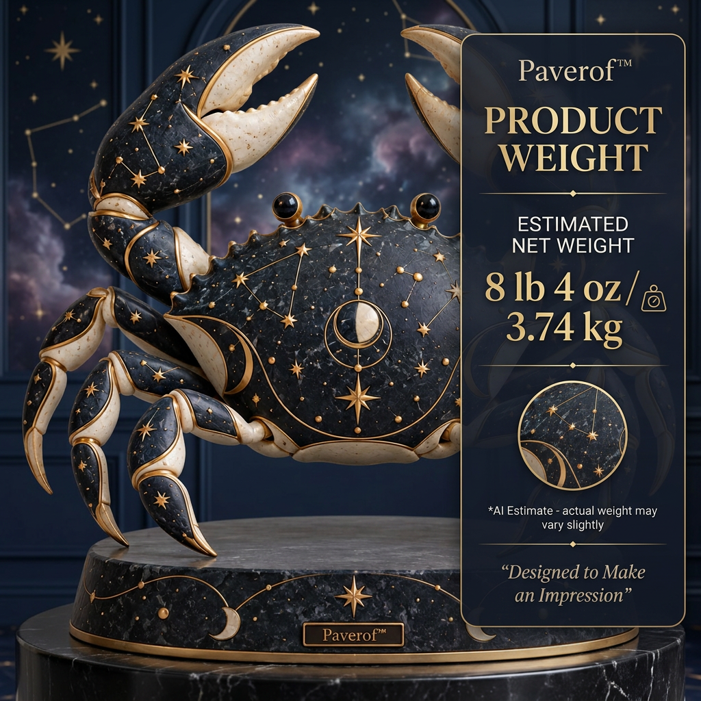 Paverof™ Cancer crab — estimated weight