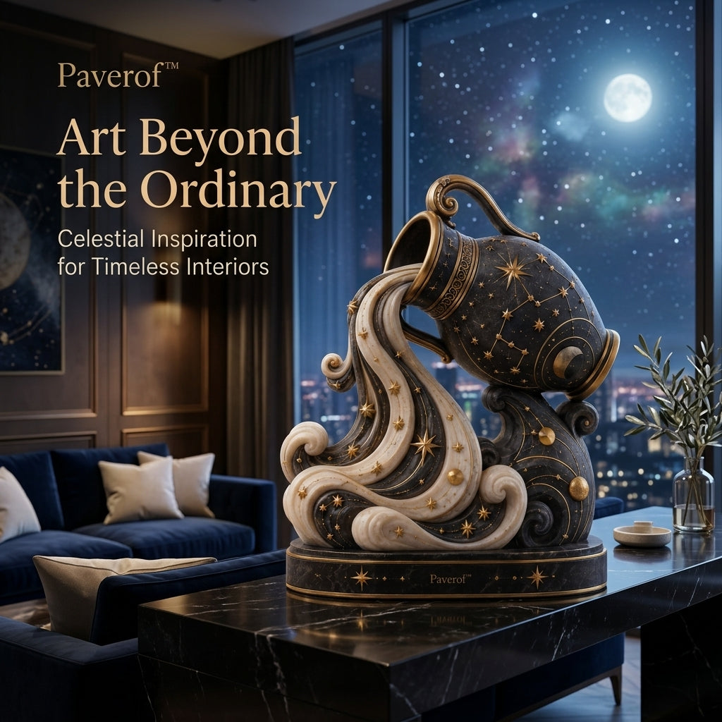 Paverof™ Aquarius water bearer — styled interior