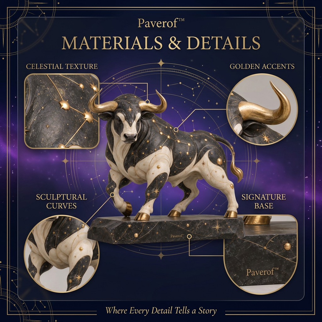 Paverof™ Taurus bull — visual details