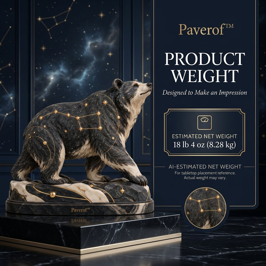Paverof™ Ursa bear — estimated weight