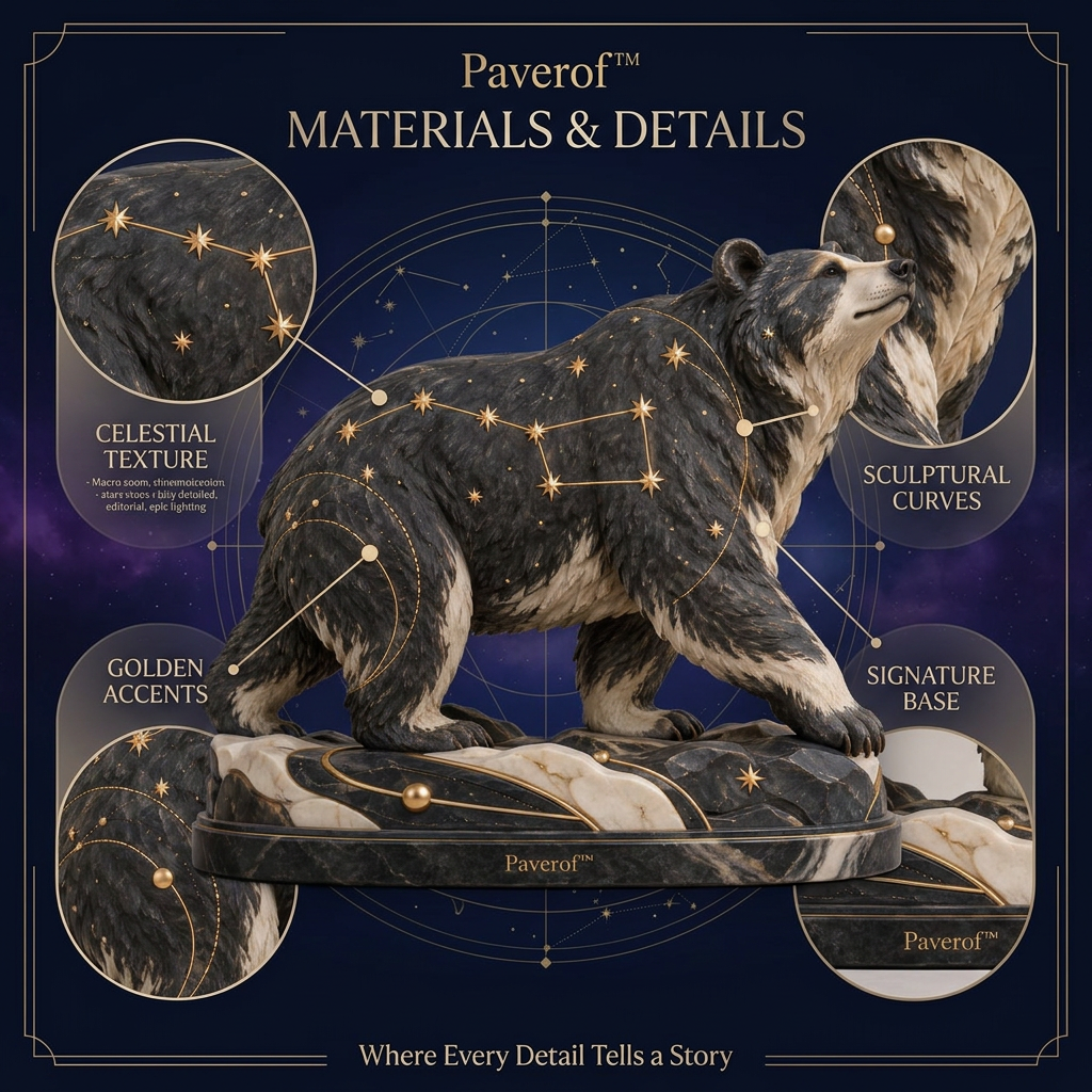 Paverof™ Ursa bear — visual details