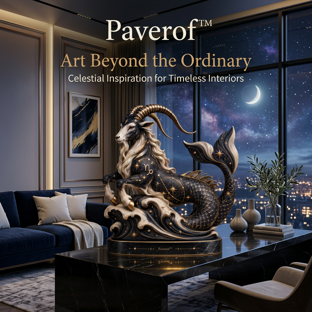 Paverof™ Capricorn sea-goat — styled interior